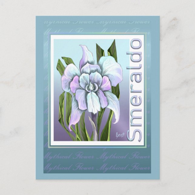Smeraldo Flower Postcard (Front)