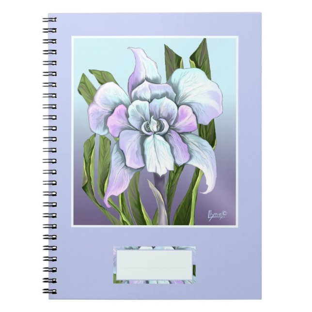 smeraldo flower Spiral Notebook (Front)