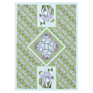 Smeraldo Flower Tablecloth