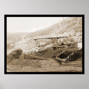 Smet Gold Stamp Mill Central City SD 1888 Poster