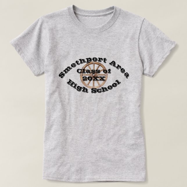 Smethport Schools Class of 20XX Alma Mater Shirt (Design Front)