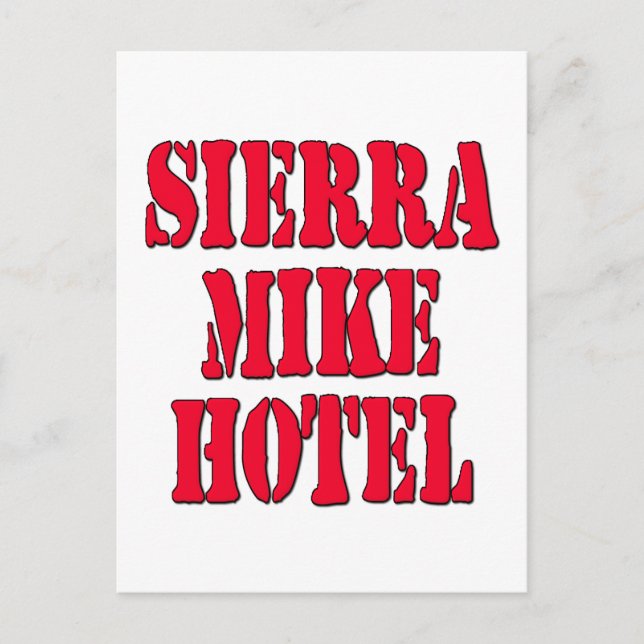 SMH Shaking My Head Postcard (Front)