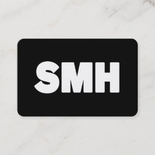 SMH Text Slang Business Card