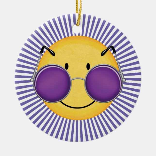 Smile 2 - SRF Ceramic Tree Decoration (Front)