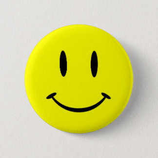 Smile 6 Cm Round Badge