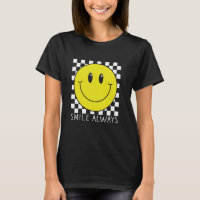 Smile Always Cute Yellow Happy Peace Smiling Face