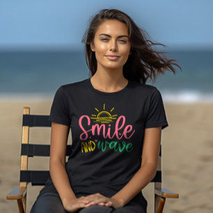 Smile and Wave Positive Vibes Women's T-Shirt