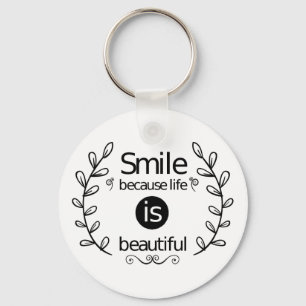 Smile, Attitude, Success, Goals, Motivationals Key Ring