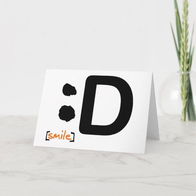 Smile... Awesome Card (Front)