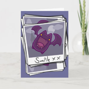 Smile Bat Birthday Card