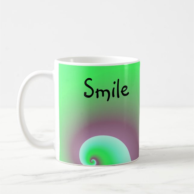 Smile Be Happy Coffee Mug (Left)