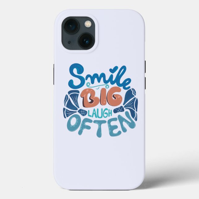 Smile Big Laugh Often: Heartwarming Message Case-Mate iPhone Case (Back)
