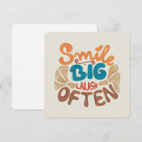Smile Big Laugh Often: Joyful 