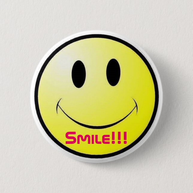 Smile!!! Button (Front)