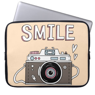 Smile Camera Laptop Sleeve