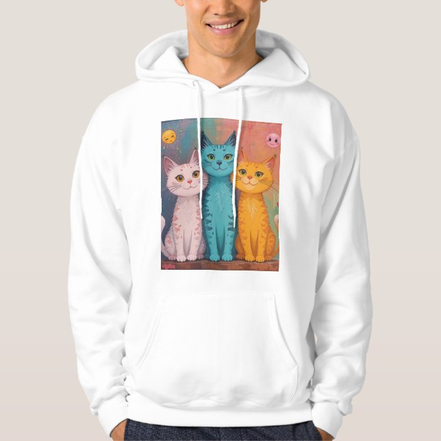smile cats hoodie (Front)