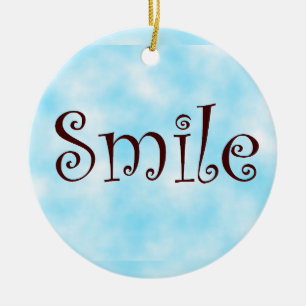 Smile-circle ornament