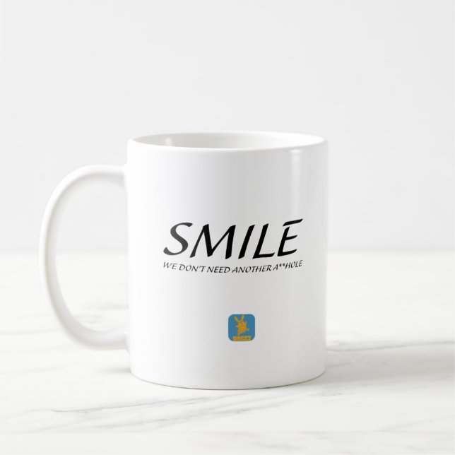 smile coffee mug (Left)