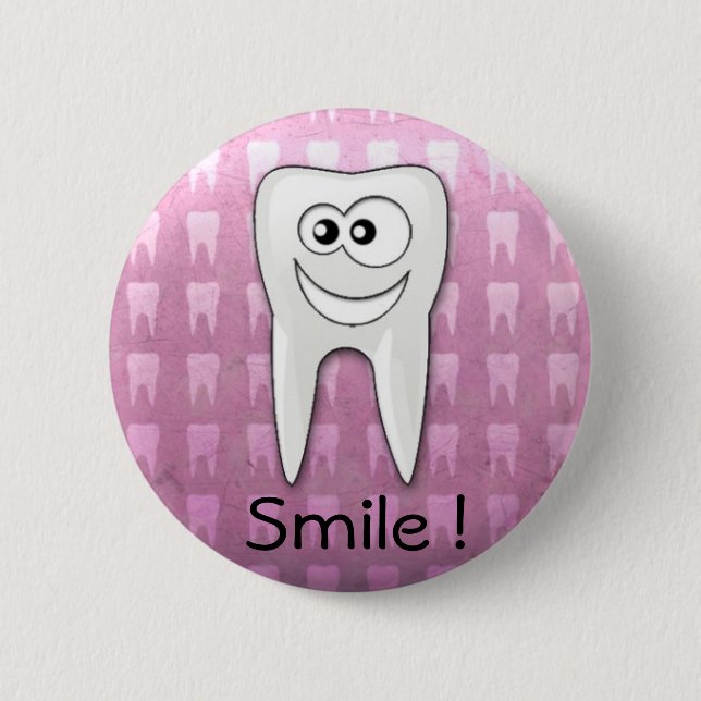 Smile cool dental hygienist pin (Front)