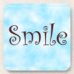 Smile-cork coaster
