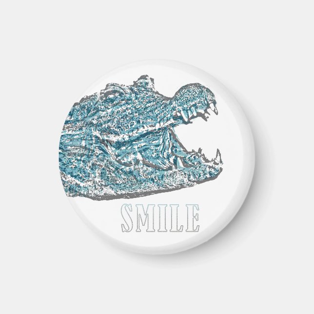 Smile Crocodile  Magnet (Front)