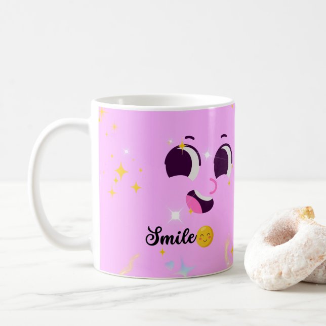 Smile Cute Kawaii & Always With Love Mug (With Donut)