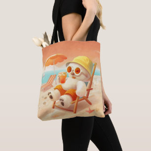Smile Dog – Beach Mode On Tote Bag