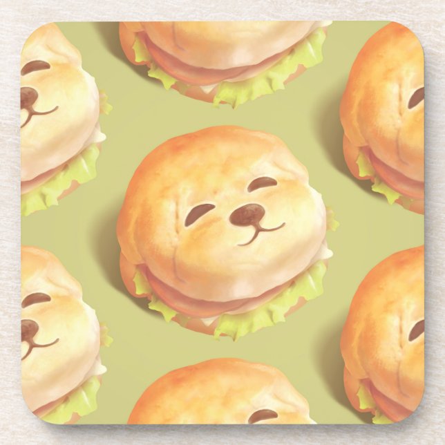 Smile Dog Burger Coaster (Front)