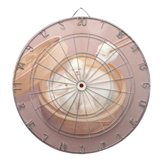 Smile Dog – Xiao Long Bao Delight Dartboard (Front)