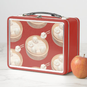 Smile Dog – Xiao Long Bao Delight Metal Lunch Box