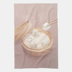 Smile Dog – Xiao Long Bao Delight Tea Towel