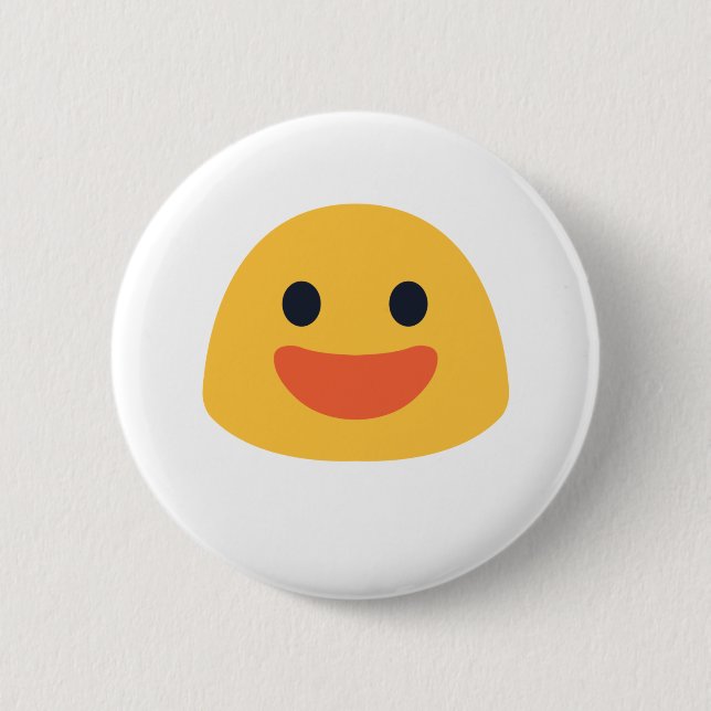Smile Emoji 6 Cm Round Badge (Front)