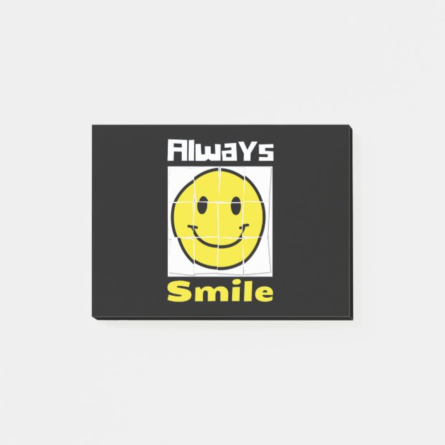  Smile emoji Post-it Notes (Front)