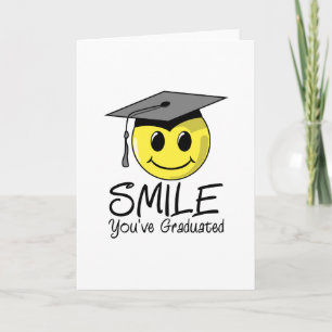 Smile Emoji You Graduated Graduation Cards