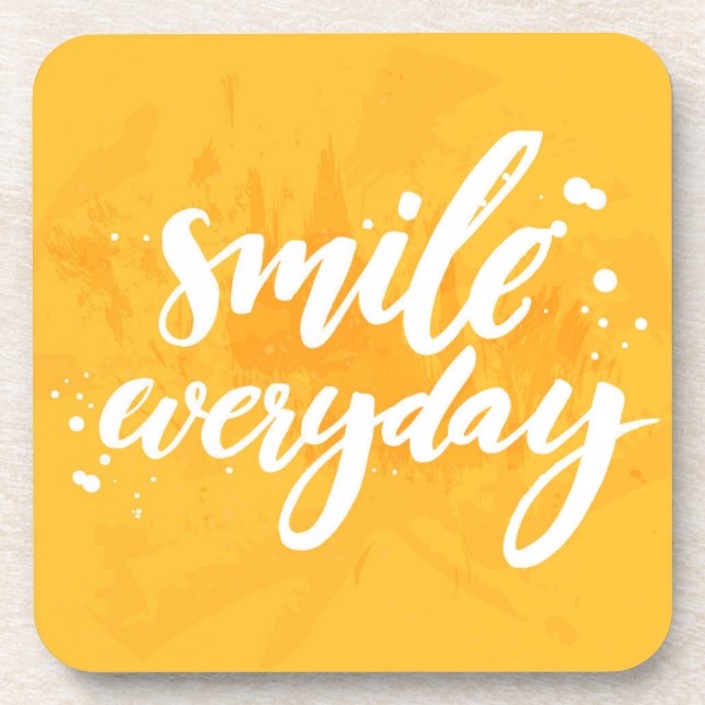 Smile Everyday Coaster (Front)