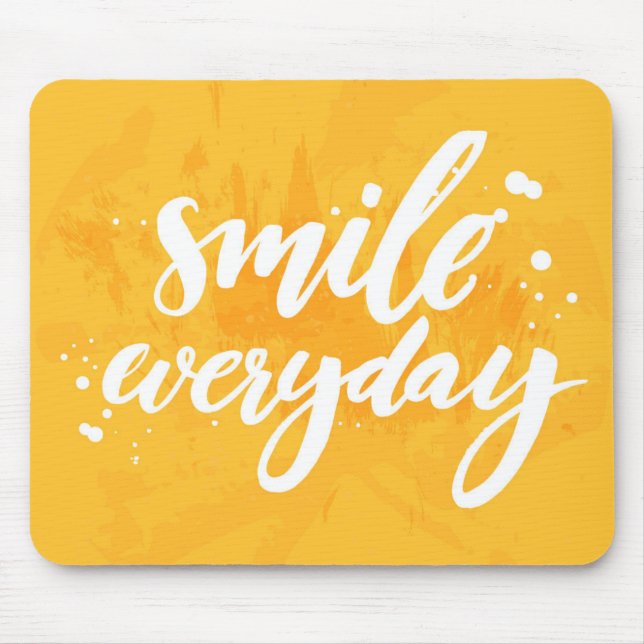 Smile Everyday Mouse Pad (Front)