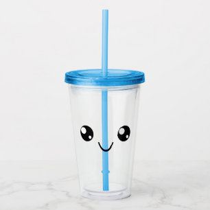 Smile Face Acrylic Tumbler