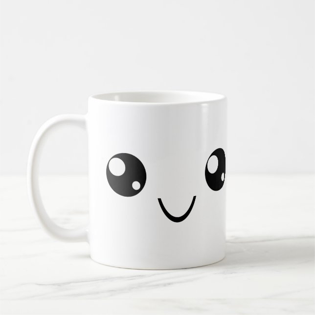 Smile Face Coffee Mug (Left)