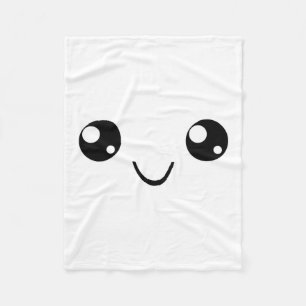 Smile Face Fleece Blanket