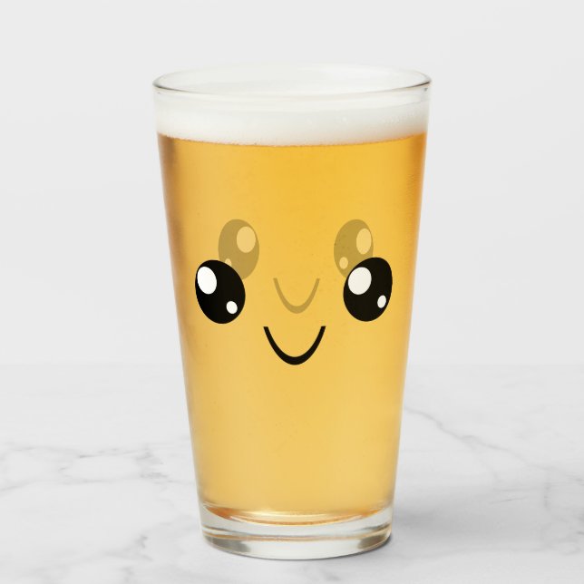 Smile Face Glass (Front Filled)