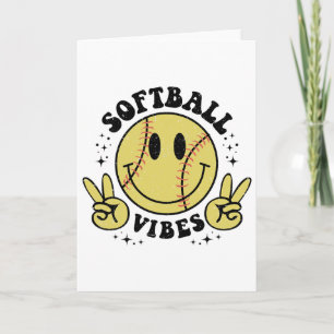 Smile Face Softll Vibes, Game Day Softll Life Mom Card