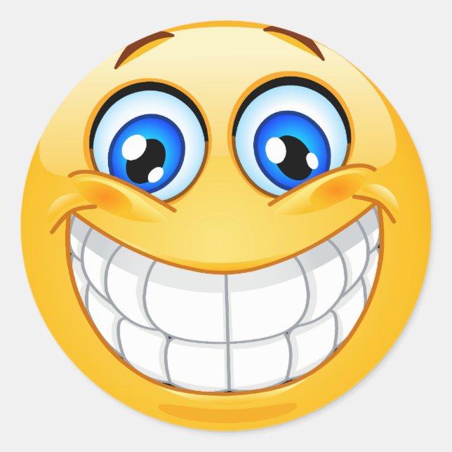 Smile Face Sticker (Front)