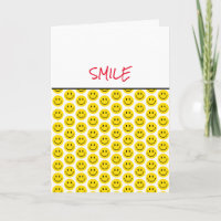 Smile Face Yellow Black White Happy Greeting