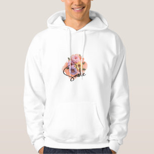 Smile Floral Crochet Flowers Art Hoodie