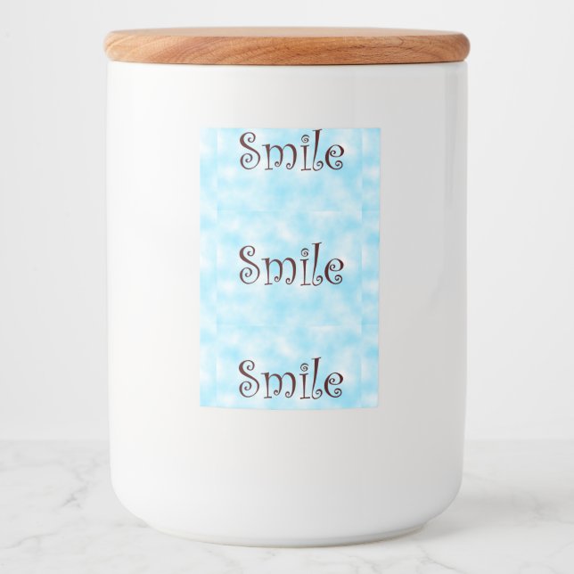 Smile Food Label (Front)