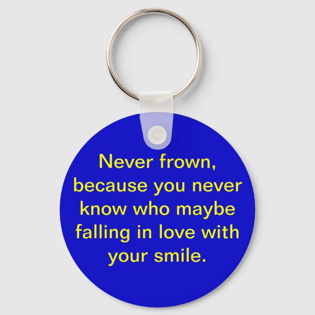 Smile Forever Key Ring (Front)