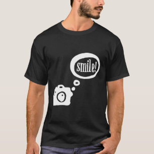 Smile Funny Cute Photographer Camera Picture Shirt