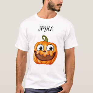 smile funny pumpkin T-Shirt