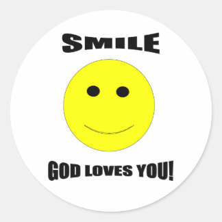 Smile God Loves You Sticker