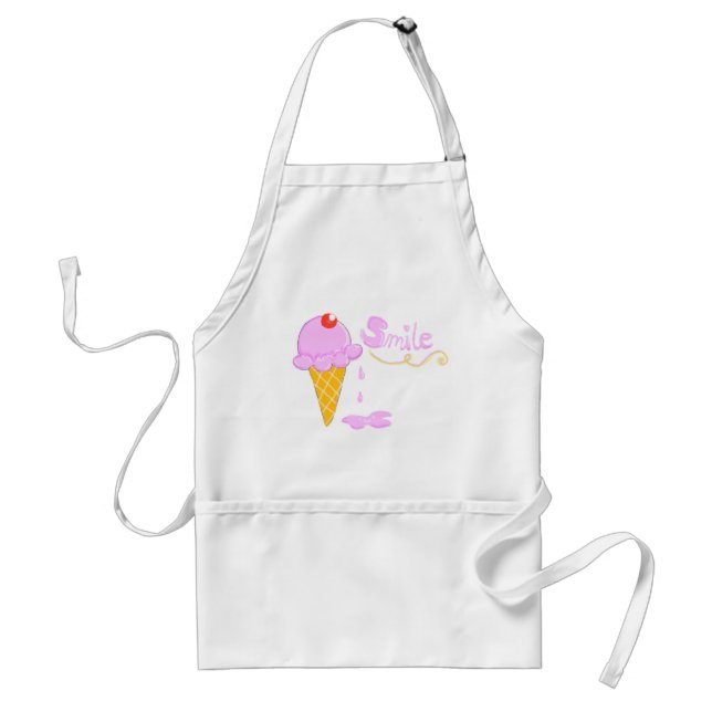 Smile Ice Cream Standard Apron (Front)